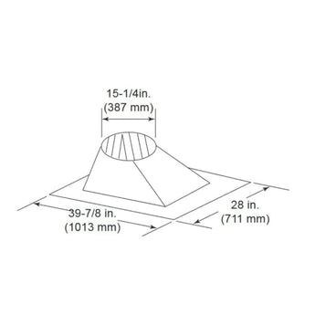 Majestic | 7/12 to 12/12 Pitch Roof Flashing (RF571)