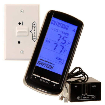 Skytech | 5301 Timer/Thermostat Fireplace Remote Control With Backlit Touch Screen