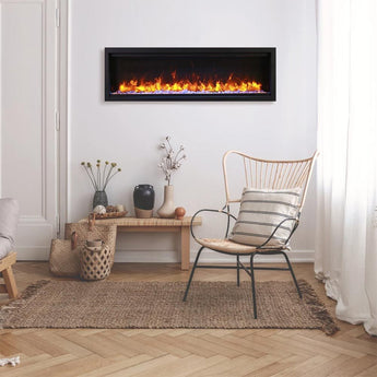 Amantii | Symmetry Lumina Built-In Electric Fireplace with Glass & Media Kit