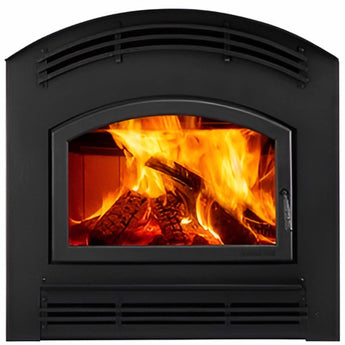 Majestic | Classic Black Forged Arch Front for Pioneer III Wood Burning Fireplace (DF-PIII-FA)