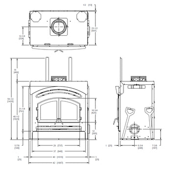 Majestic | WarmMajic-II Wood Fireplace