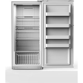 Midea | 17-Cu. Ft. Upright Convertible Freezer in Stainless Steel