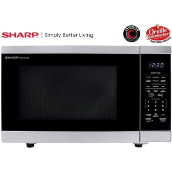 Sharp | 1.4 CF Smart Countertop Microwave Oven, Orville Redenbacher's Certified